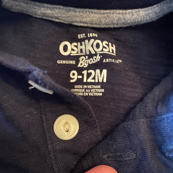 OshKosh overalls with matching shirt - Picture 4 of 5